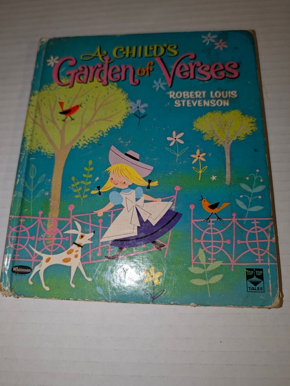 Vintage 1964 Child's Garden of Verses Book - Robert Louis Stevenson Poetry